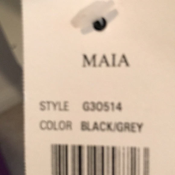 NWT “MAIA” BLACK/GRAY DRESS. GREAT ZIPPER DETAILS AND FIT. SIZE 6 - Picture 7 of 9